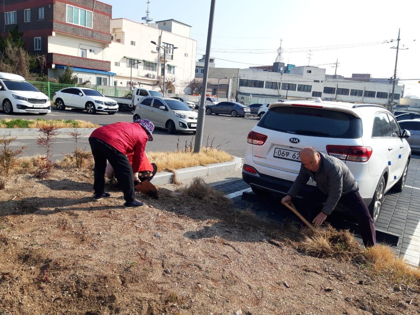 새마을금고 뒤 텃밭 가꾸기 환원사업 5